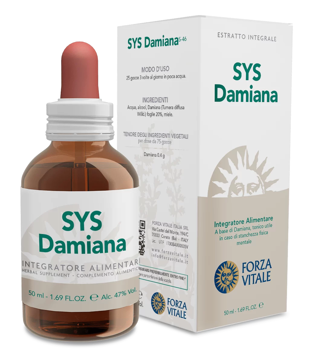 Disfunzione Erettile Integratore naturale- Sys Damiana S-46 - il Farro